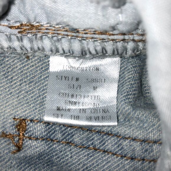 Signature 8 Jeans Woman's Size 28 Denim Distressed Mom High Rise Button Fly Cuff - Picture 8 of 11